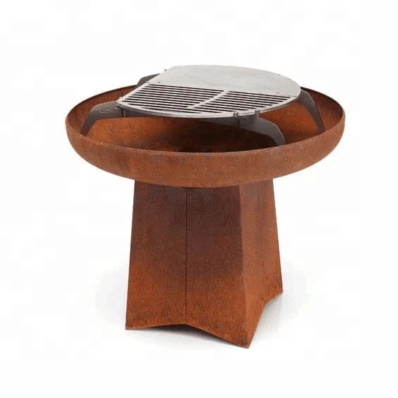 Corten Bbq Charcoal Grill