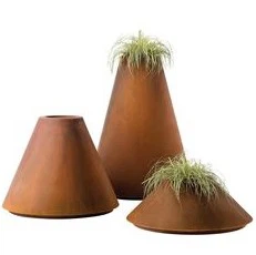 Corten Steel Flowerpot Whimsy Flower Garden Vase