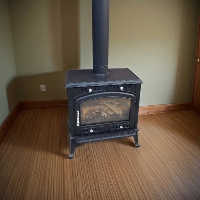 Modern Indoor Wood Burning Fireplace