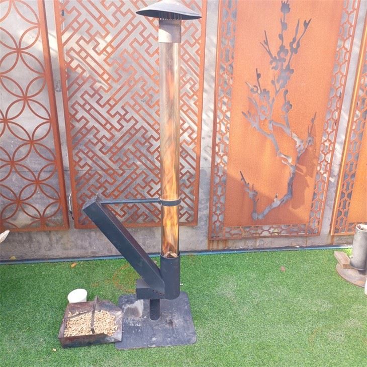 Pellet Rocket Stove Heater