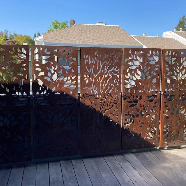 Zasloni za privatnost Corten Steel