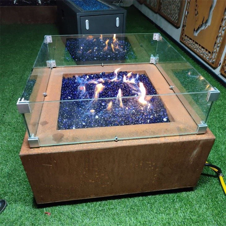 Garden Furniture Gas Fire Pit Table