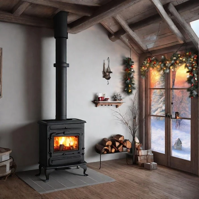 Modern Cast Iron Wood Burning Fireplace factory
