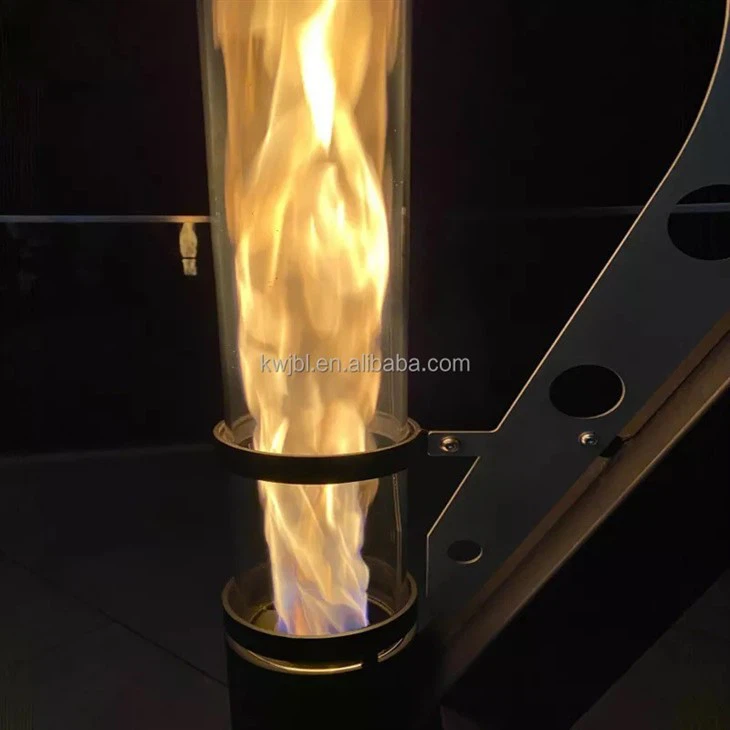 Outdoor Rocket Stove With Glass Tube