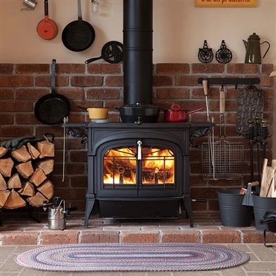 Kamin za gorući od lijevanog željeza